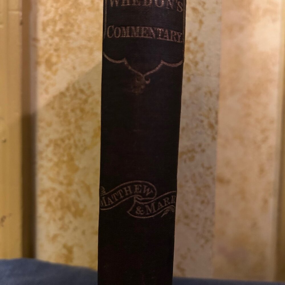 Wheaton's Commentary  Matthew & Mark Gospel